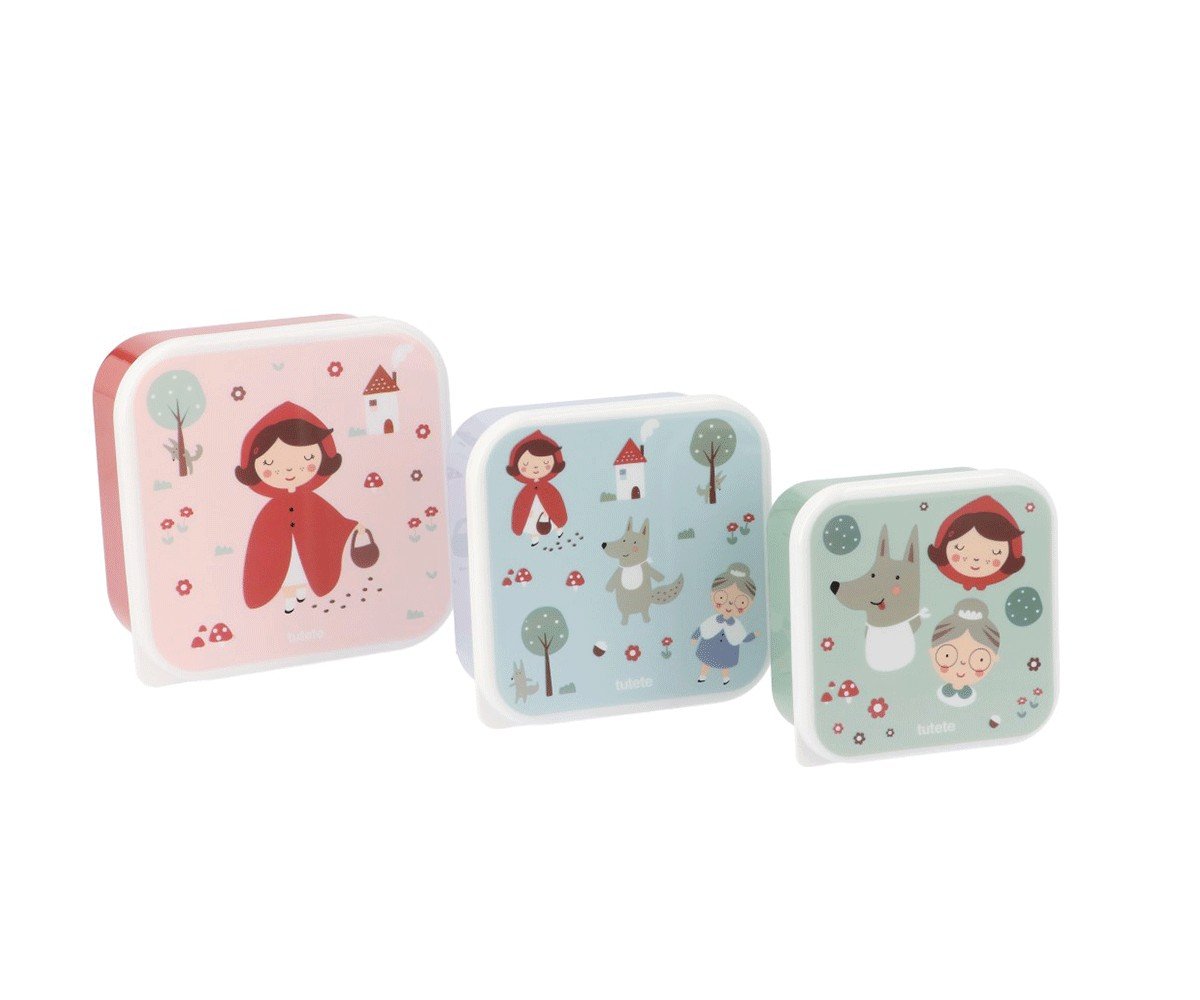 3 Cajas Almuerzo - Little Red