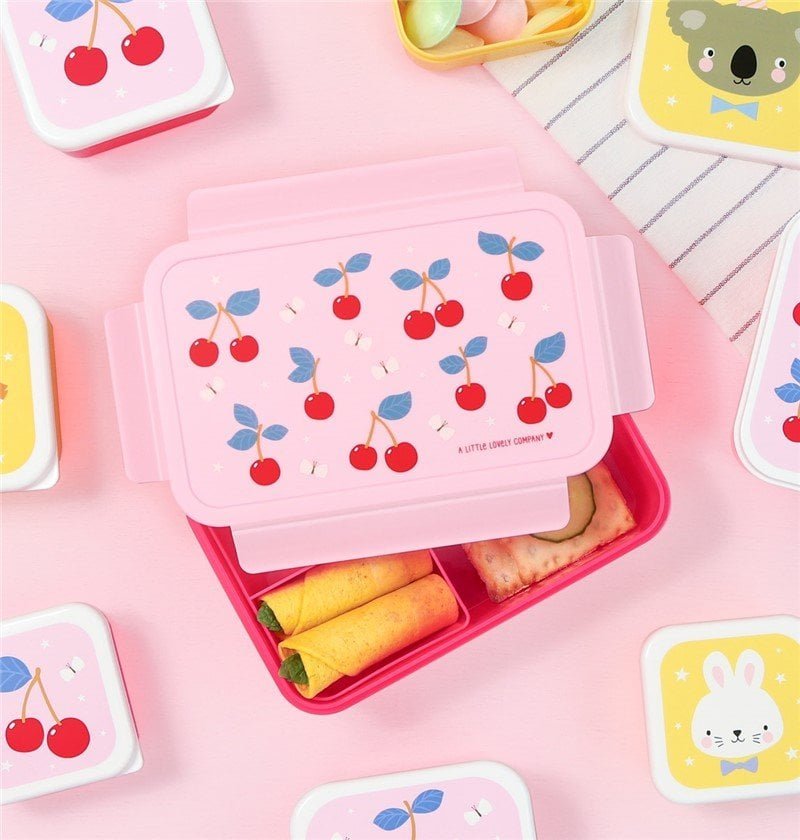 Caja Almuerzo Bento - Cerezas