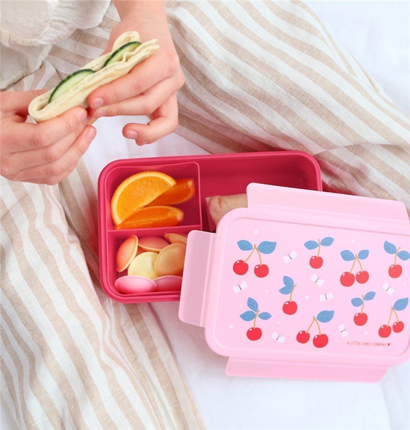 Caja Almuerzo Bento - Cerezas