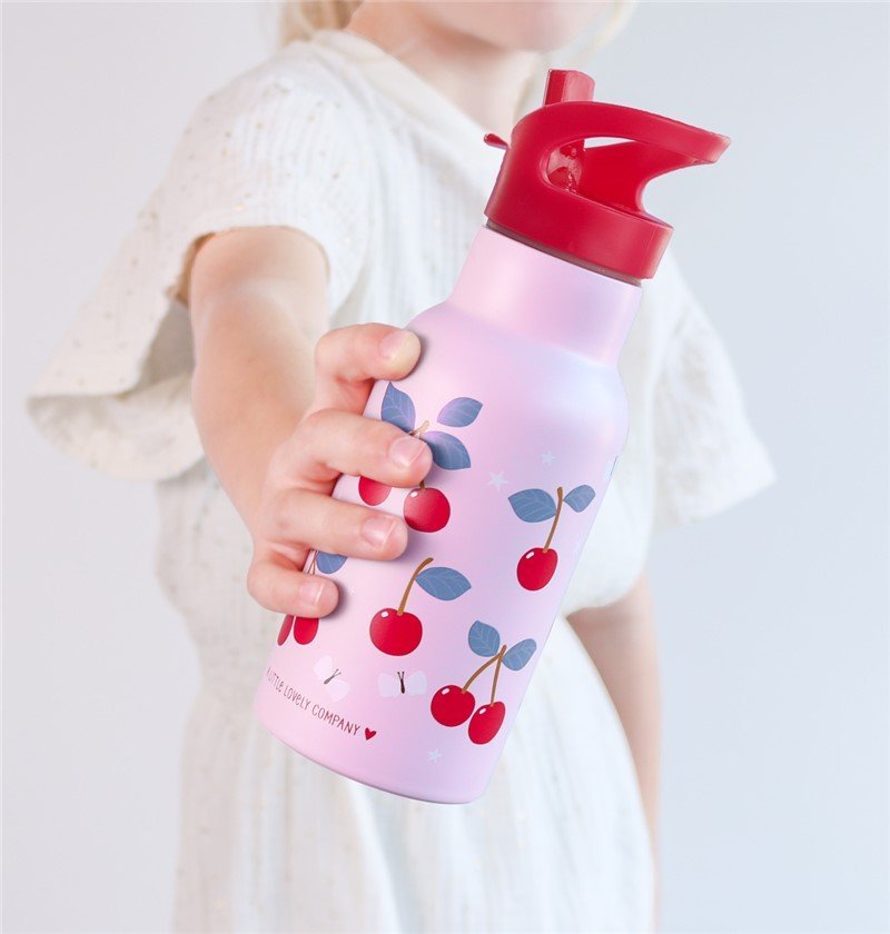 Botella Acero 350ML - Cerezas