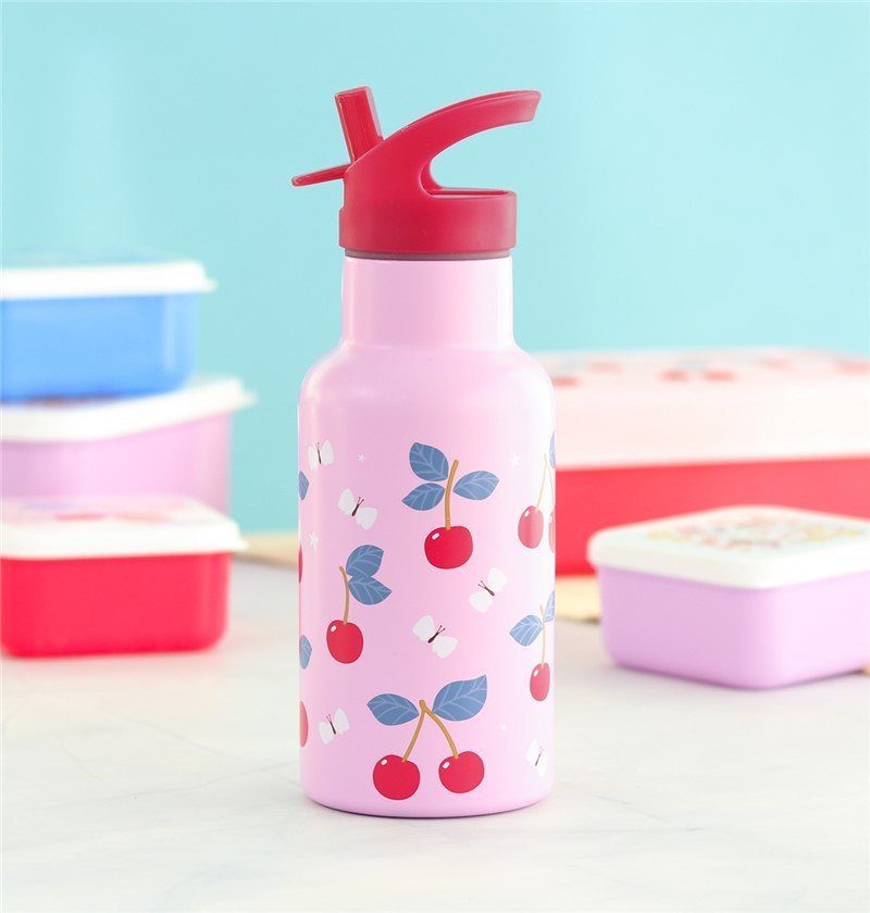 Botella Acero 350ML - Cerezas