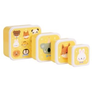 Set 4 cajas snack - Animales