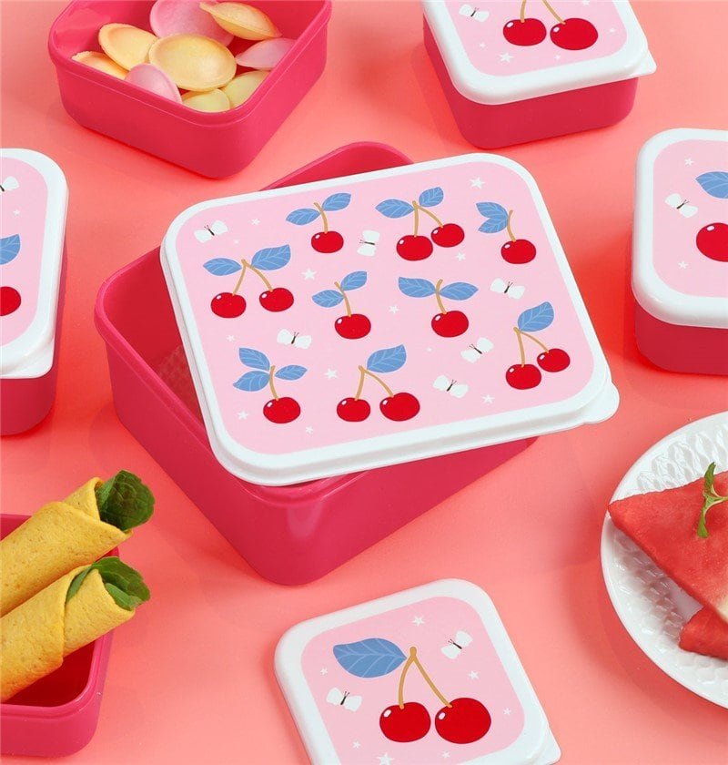 Set 4 cajas snack - Cerezas
