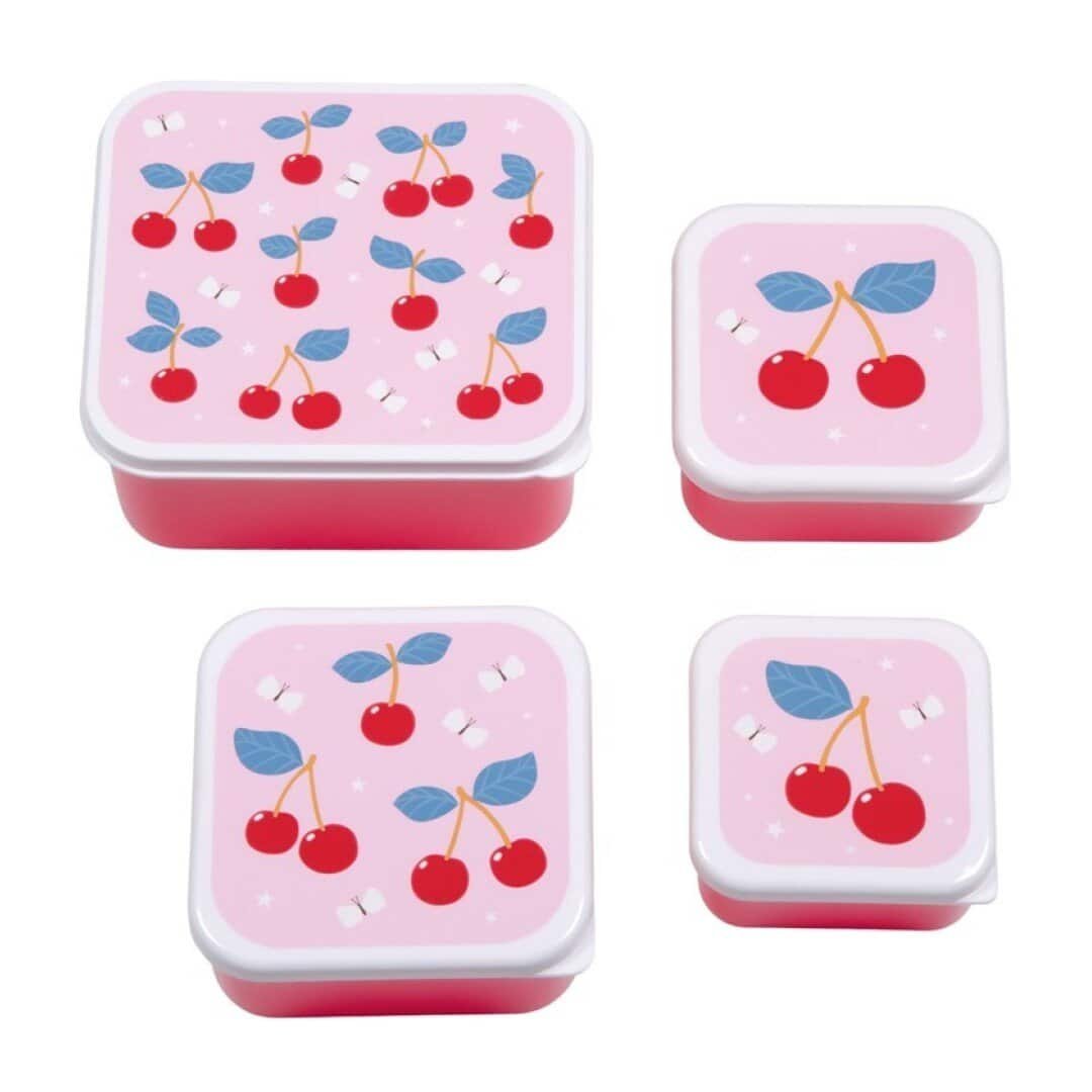 Set 4 cajas snack - Cerezas