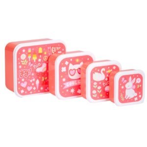 Set 4 cajas snack - Fun