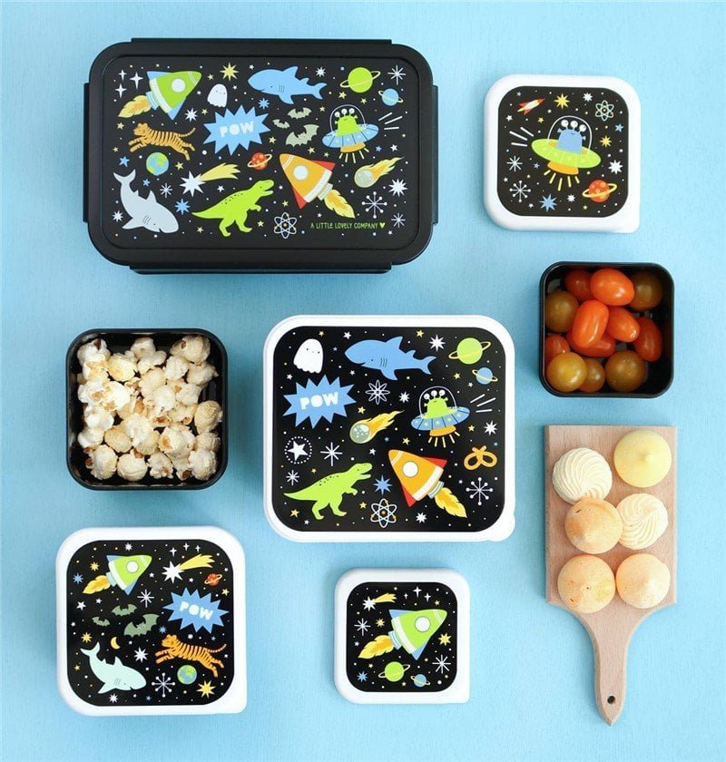 Set 4 cajas snack - Galaxia