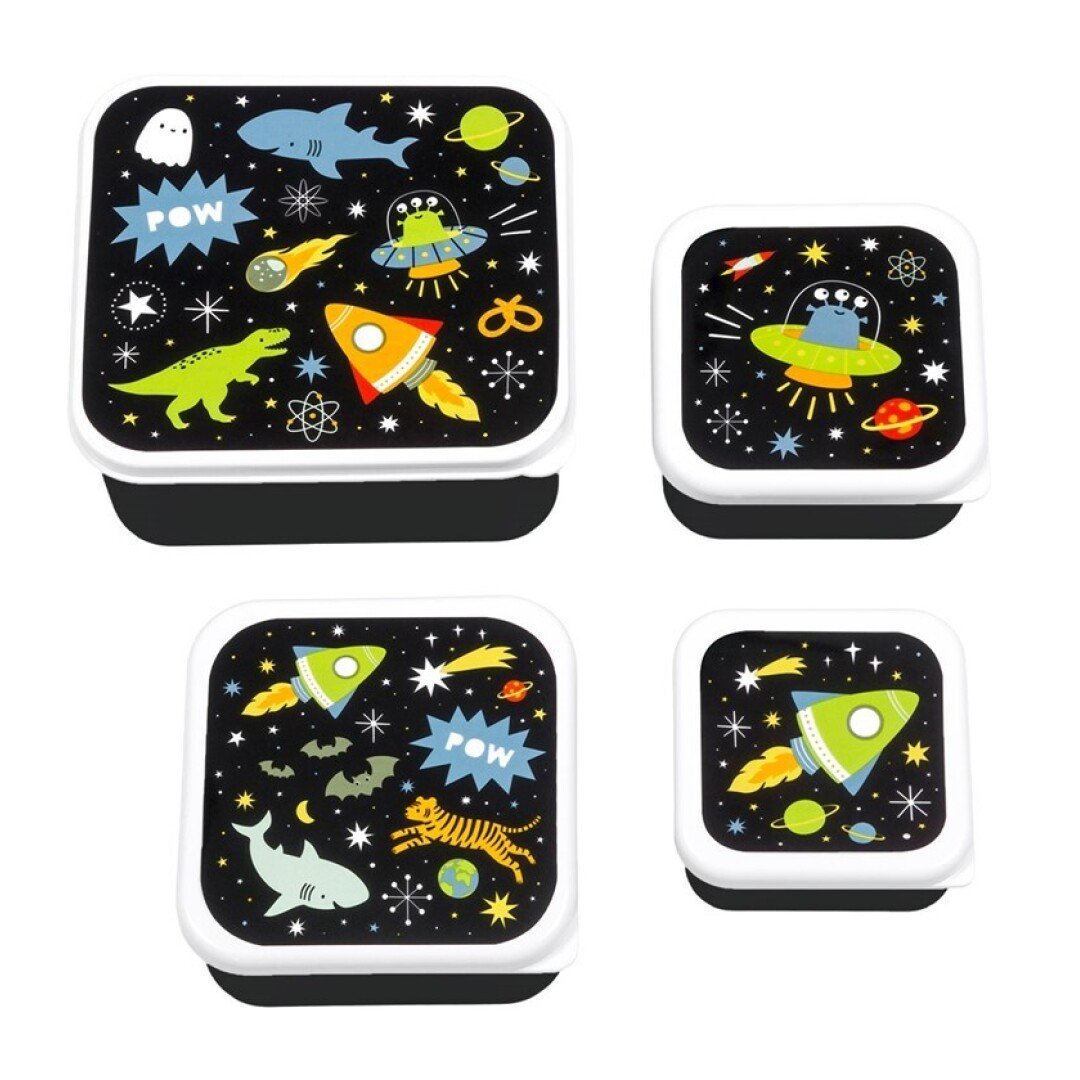 Set 4 cajas snack - Galaxia
