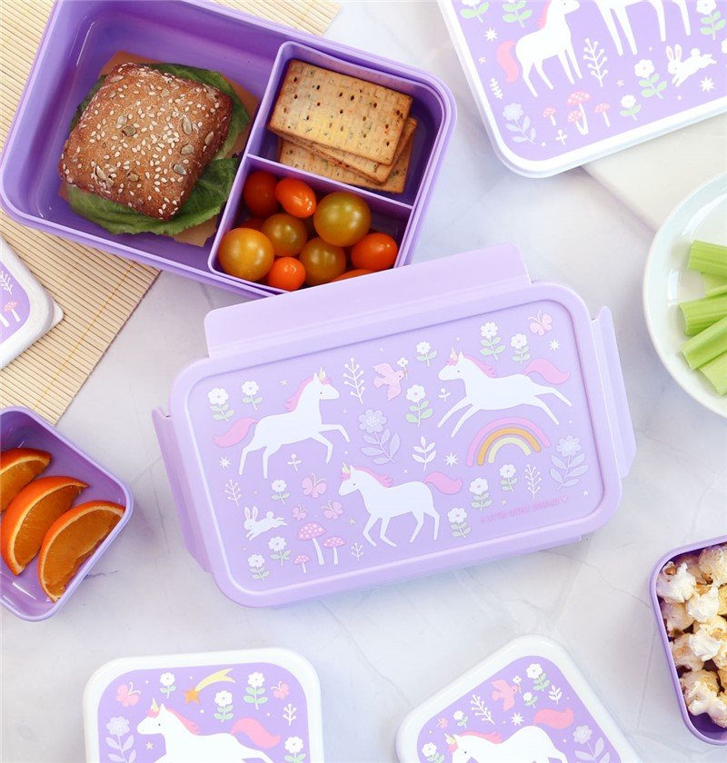 Caja Almuerzo Bento - Unicornios