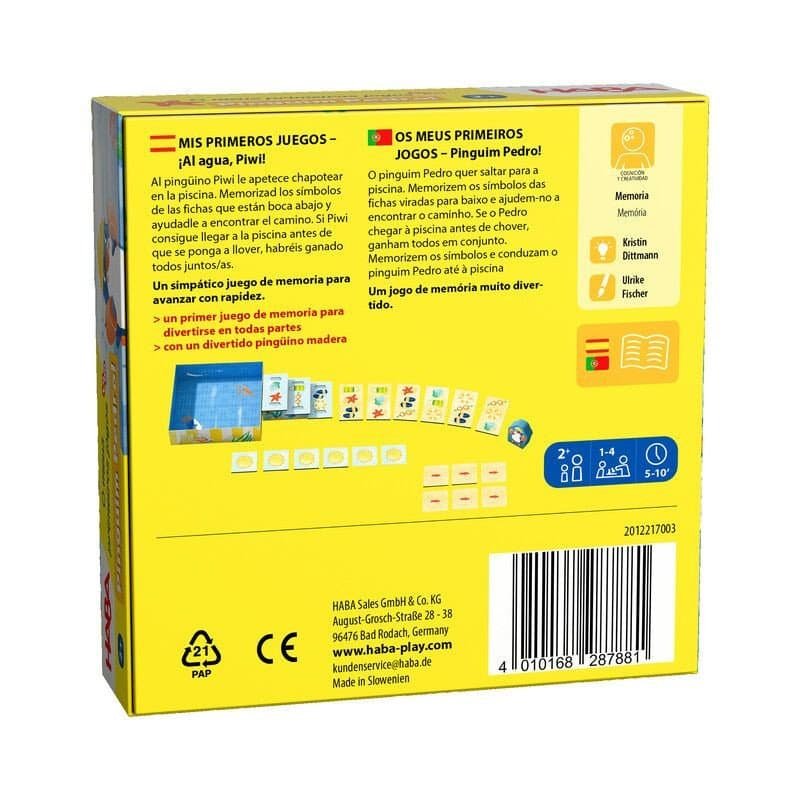 Juegos cooperativos ¡Al Agua, Piwi! - HABA